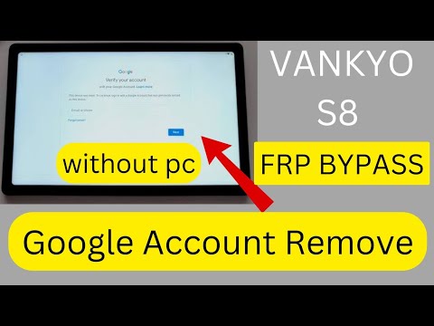Vankyo S8 Frp Bypass | Google Account Remove |without Vankyo S8 Frp Bypass | Google Account Remove |without