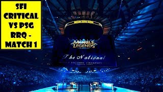 Sfi Critical Vs Psg Rrq - Match 1 Ipwc Mineski 6Th Series
