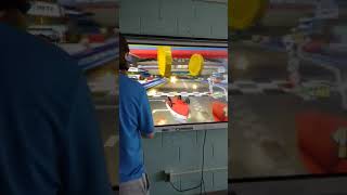 Mario Kart 8 On The School Smart Board With Steam Deck, And Spongbob.