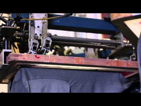 Behind The Scenes - Screen Printing The Bru-Two T-Shirts - How To - Thunderwood