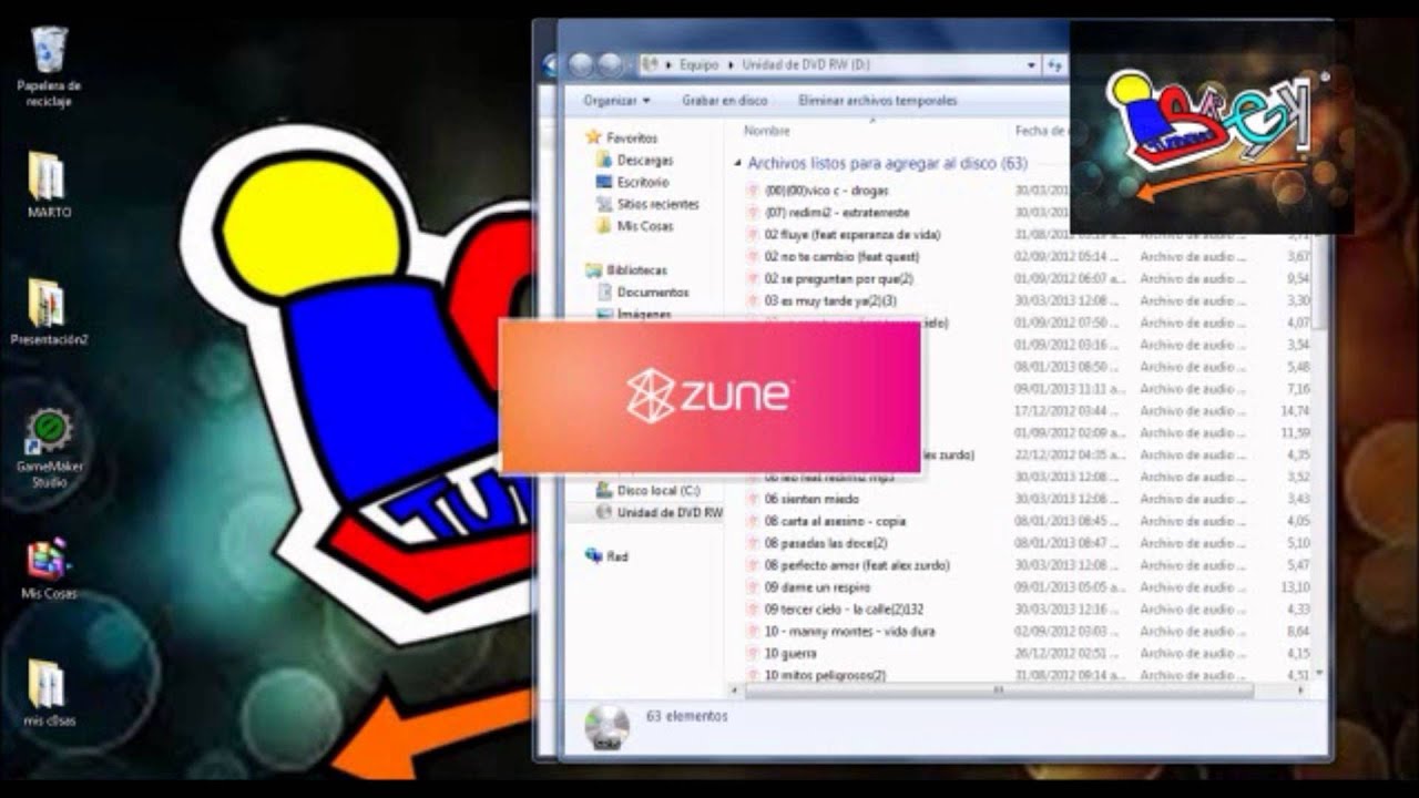 COMO GRABAR UN CD MP3 como grabar un cd mp3:
