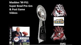 Madden 99 Ps1 Super Bowl Celebration-Kansas City Chiefs V. Tampa Bay Buccaneers