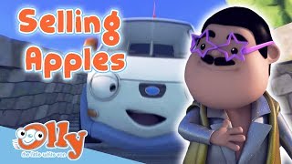 Cars for Kids - Selling Apples | Transport for Kids | Olly the Little White Van