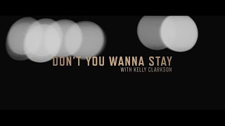 Watch Kelly Clarkson Dont You Wanna Stay video