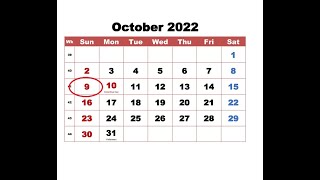 Sunday Morning Worship Sunday October 9, 2022 10:15 am