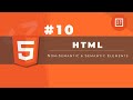 HTML Tutorial #10: Non-Semantic & Semantic Elements | Web Development | Filipino | Tagalog