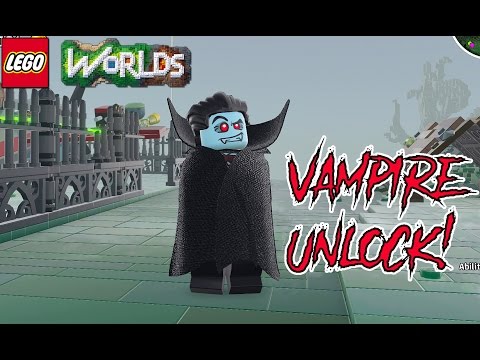 VIDEO : lego worlds how to unlock the vampire with free roam gameplay - lego worldshow tolego worldshow tounlockthe vampire with free roam gameplay. there is a sequence of quests you need to do to get the ...