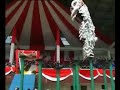 image Barongsai Terjatuh Dari Tonggak Saat Atraksi