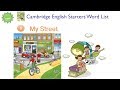 Cambridge English Starters Word List: MY STREET Từ vựng tiếng Anh Cambridge