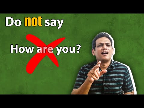 Don’t always say: How are you? | India Sign Language | English with Babu #deaf  #deafsignlanguage