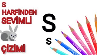 Kolay Çizimler Kolay Tavşan Çizimi S Harfinden Kolay Tavşan Çizimi Kolay Çizim