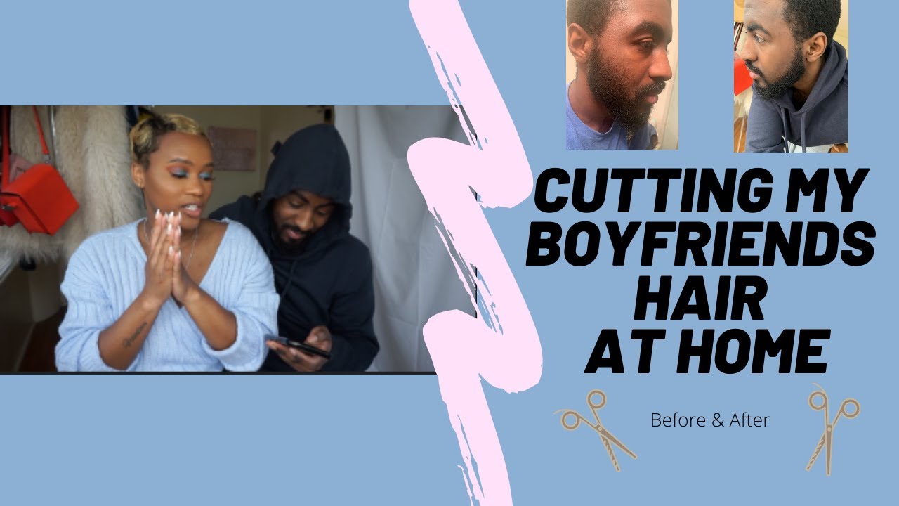AT HOME VLOG | MY BOYFRIEND LET ME CUT HIS HAIR