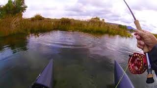 Dave Scadden's Air Craft Ultra Lite Float Tube on Big Bows!!!