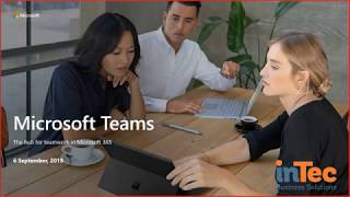 inTec Business Solutions: Microsoft Teams Webinar