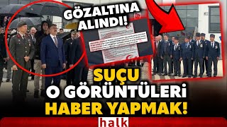 Sen Mi̇si̇n Vali̇yi̇ Haber Yapan Valiye Şemsiye Var, Gazilere Yok Haberini Yapan Gazeteci Gözaltında