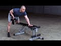 Powerline PFID130X Flat Incline Decline Bench (BodySolid.com)