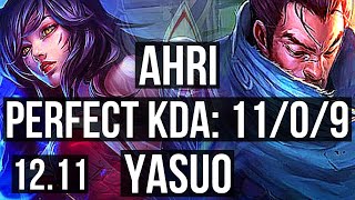 Ahri Vs Yasuo Mid 1109, 2.6M Mastery, 1200 Games, Legendary Na Diamond 12.11