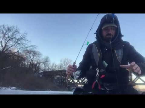 Ice fishing for Trout!! (How To video)