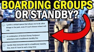 Boarding Groups OR Standby? | NEW SURVEY For Rise of the Resistance!