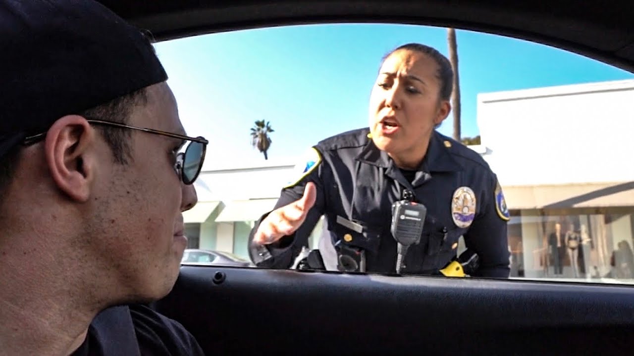Fake cop interracial