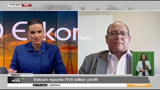 Eskom Reports R16 Billion In Profit