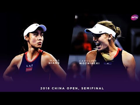 Wang Qiang vs. Caroline Wozniacki | 2018 China Open Semifinals | WTA Highlights