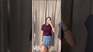 Trying On Fall Clothes Inside The Fitting Room &M