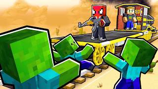 Çölde Tehli̇keli̇ Tren Yolculuğu - Minecraft Dead Rails
