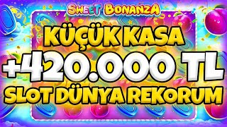 🍭 Sweet Bonanza Küçük Kasa 🍭 Oyunu Bozduk!  Maxwi̇n Tadinda 420.000 Tl Bonanza Güncel Rekoru Kirdim!