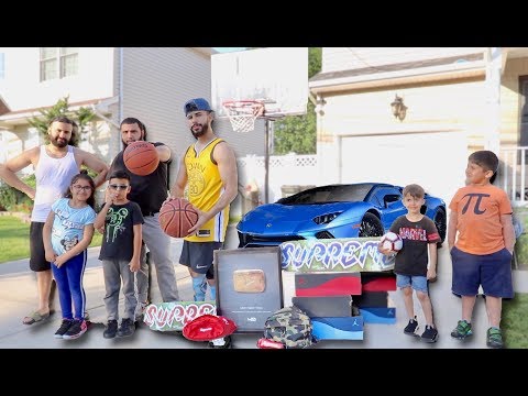 Make The Shot, I'll Buy You Anything Challenge (FAMILY EDITION)