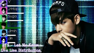 BTS (방탄소년단) - Let Me Know Live Version Line Distribution (+Color Coded Lyrics)