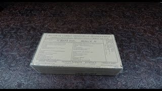 MRE Review EPIC NEW MENU !!! French RCIR 24 Hour Ration Menu 10 Review Duck And Mashed Potatoes