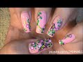 How to Paint a BuTTerfly in a GaRDen ƸӜƷ Nail Art Design Tutorial