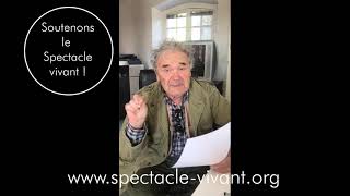Pierre PERRET - Message de soutien aux jeunes artistes du spectacle vivant