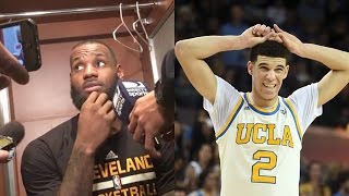 LeBron James WARNS Lonzo Ball's Dad LaVar: LeBron James WARNS Lonzo Ball's Dad LaVar:
