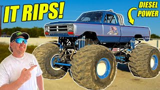 I Drove The Worlds Only Mins Diesel Monster Truck It Was Insane