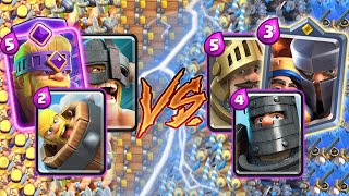 Evolved Barbarians Team Vs Prince Team - Clash Royale Battle