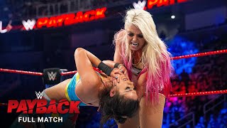 Full Match - Bayley Vs. Alexa Bliss - Raw Womens Le Match Wwe Payback 2017