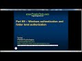 Windows authentication and folder level authorization Part 89