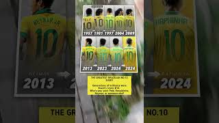Brazils Legendary No.10 Shirt Evolution