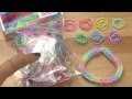 NEW Mixed Pastel Rainbow Loom Bands Review / Overview (from rainbowloom.com)