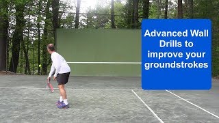 Tennis Drill: Progressive Groundstroke Wall Drills Vol 2 Advanced