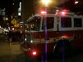 FDNY responding Engine 54 Ladder 4 Battalion 9