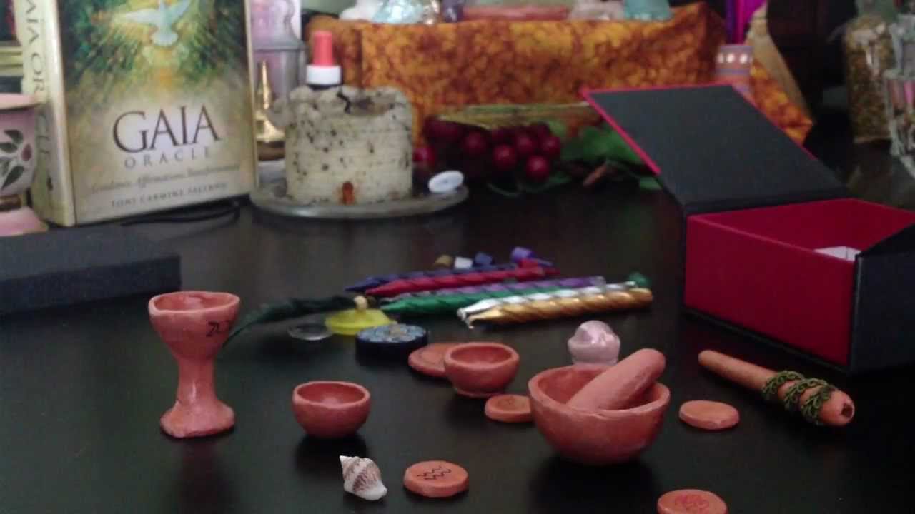 Mini Wiccan Altar Kit Youtube
