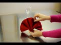valentine napkin folding