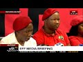 EFF holds media briefing | 09 February 2020