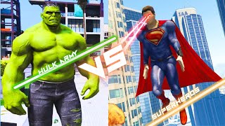 SUPERMAN AND BATMAN SAVE ALL SUPERHEROES (HULK ARMY VS SUPERHERO