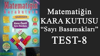 Matematiğin Kara Kutusu Sayı Basamakları - TEST 8