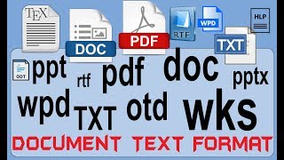 Understanding Doent File , Standard , Extension , File , Format
