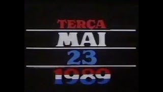 Calendário Sbt - Tvs 23051989